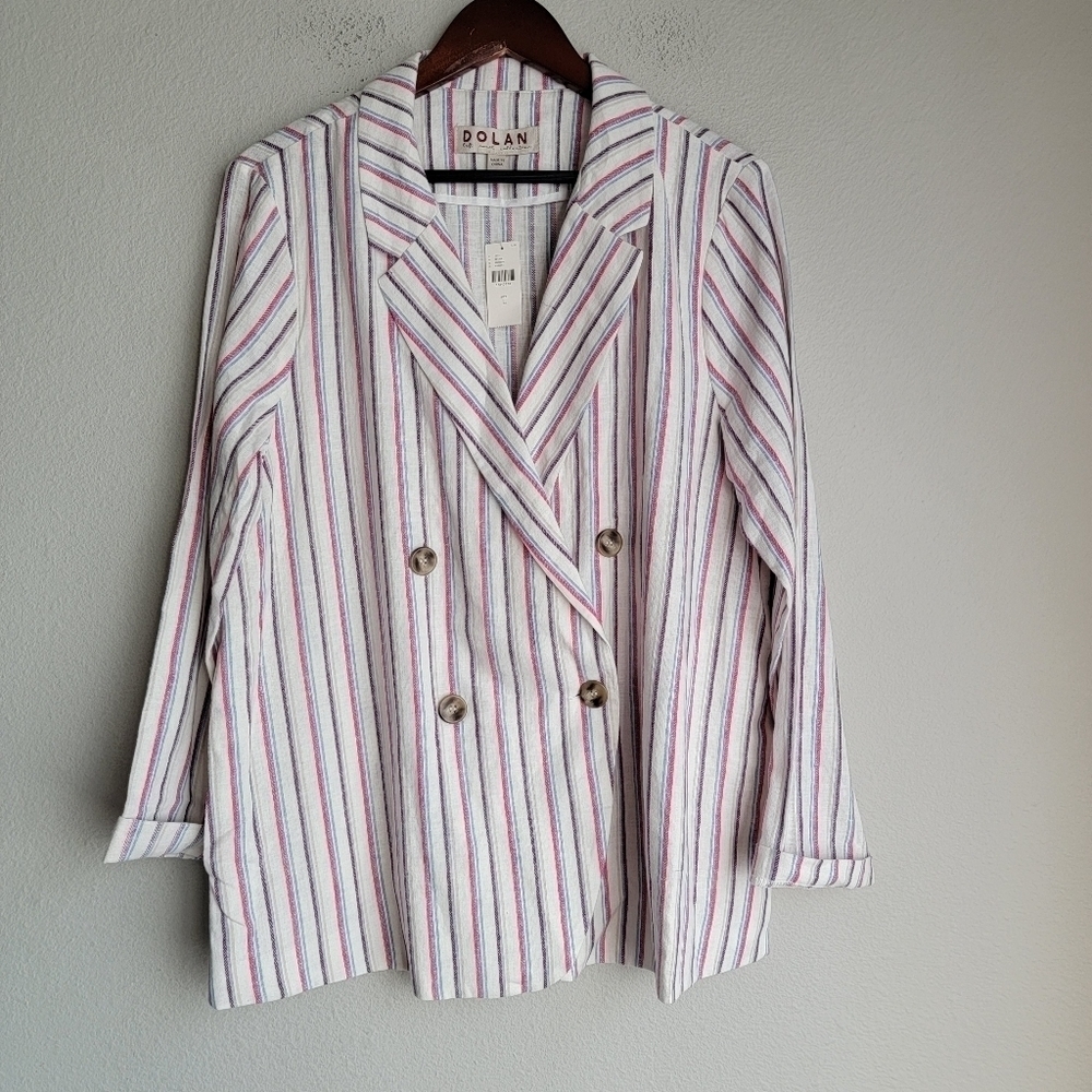 Dolan Anna Double-Breasted Blazer size L NWT